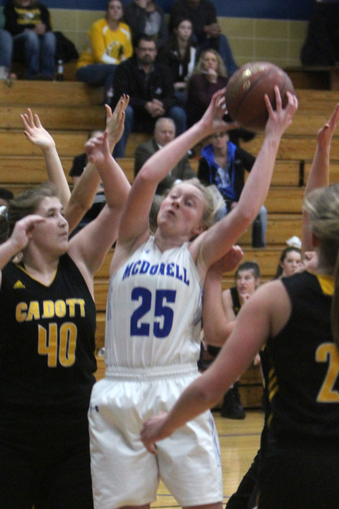 Cadott at McDonell girls basketball 1-3-19